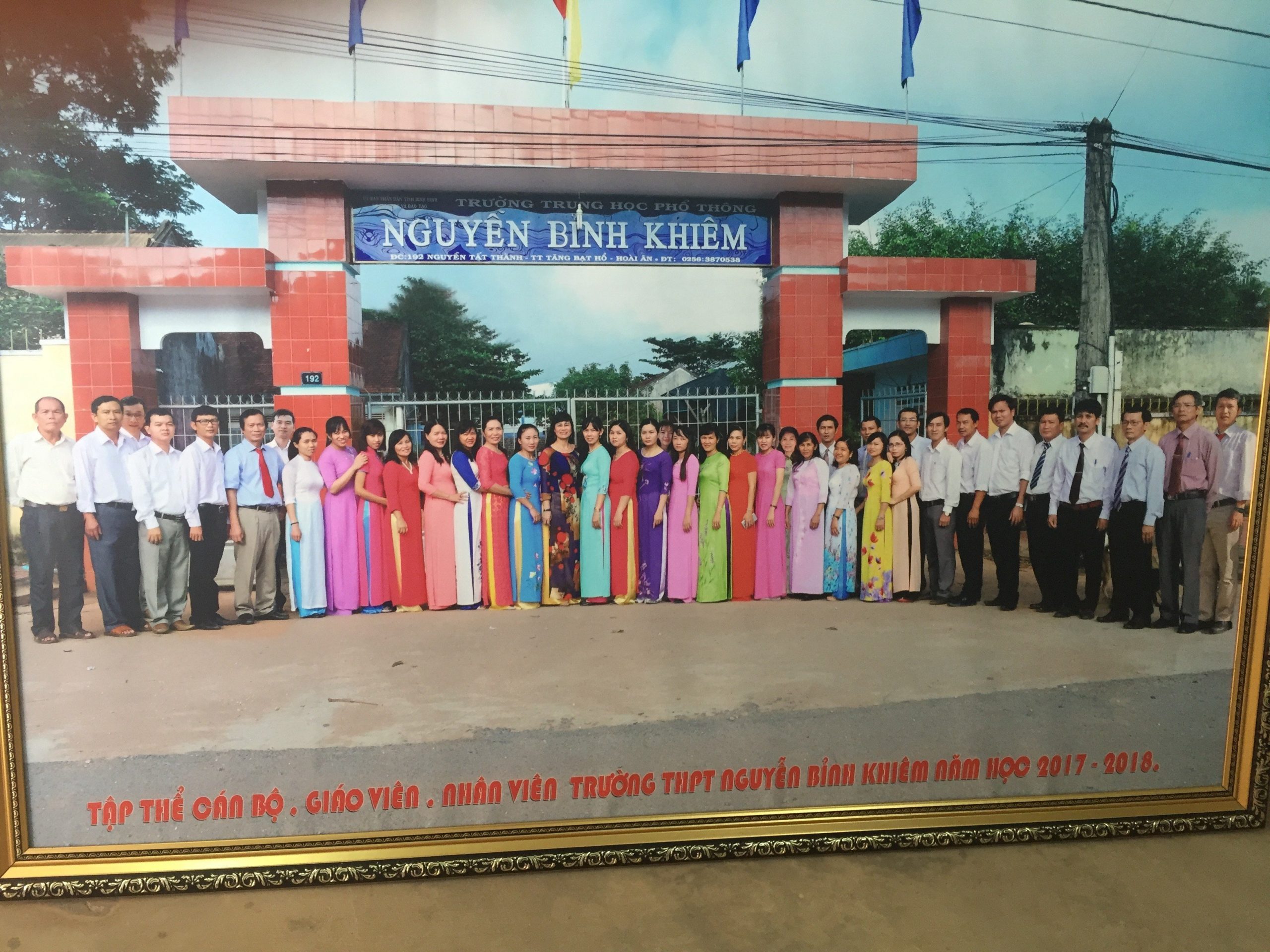 Trường THPT Nguyễn Bỉnh Khiêm – Hoài Ân – Bình Định