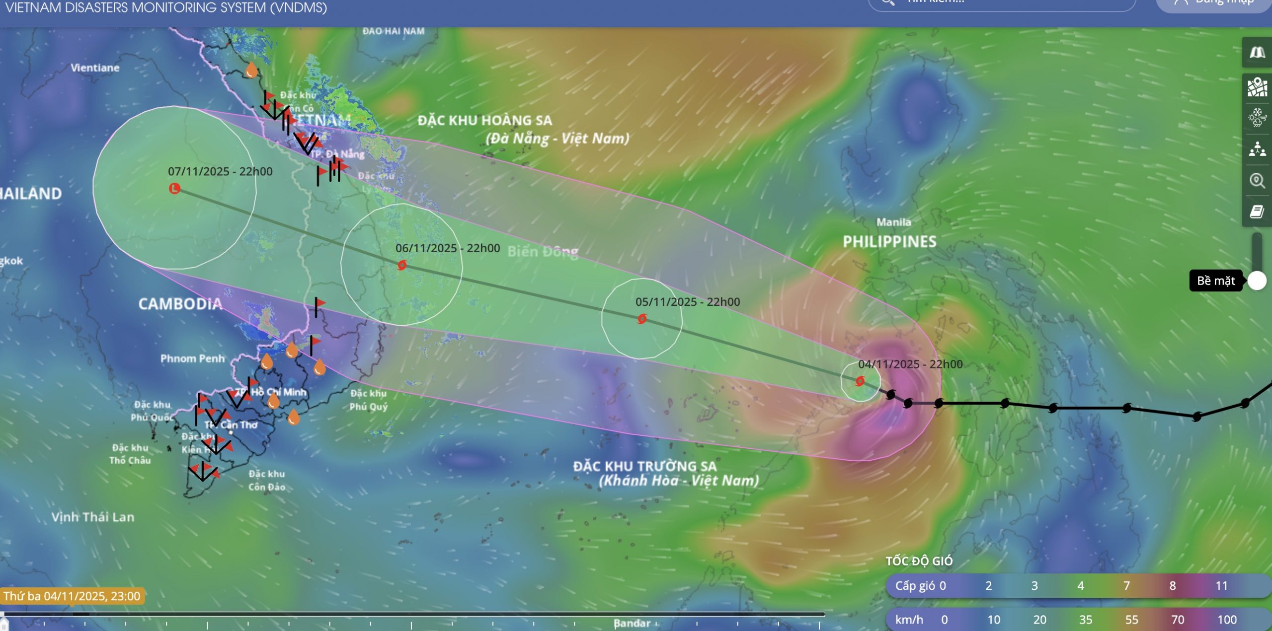 Thông báo về việc nghỉ phòng chống bão Kalmaegi và tiếp nhân người dân trú bão tại trường